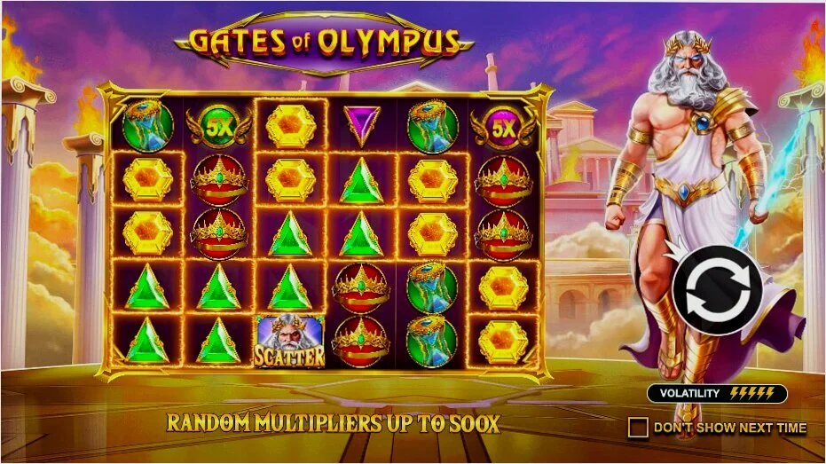 Reglas de la tragaperras Gates of Olympus